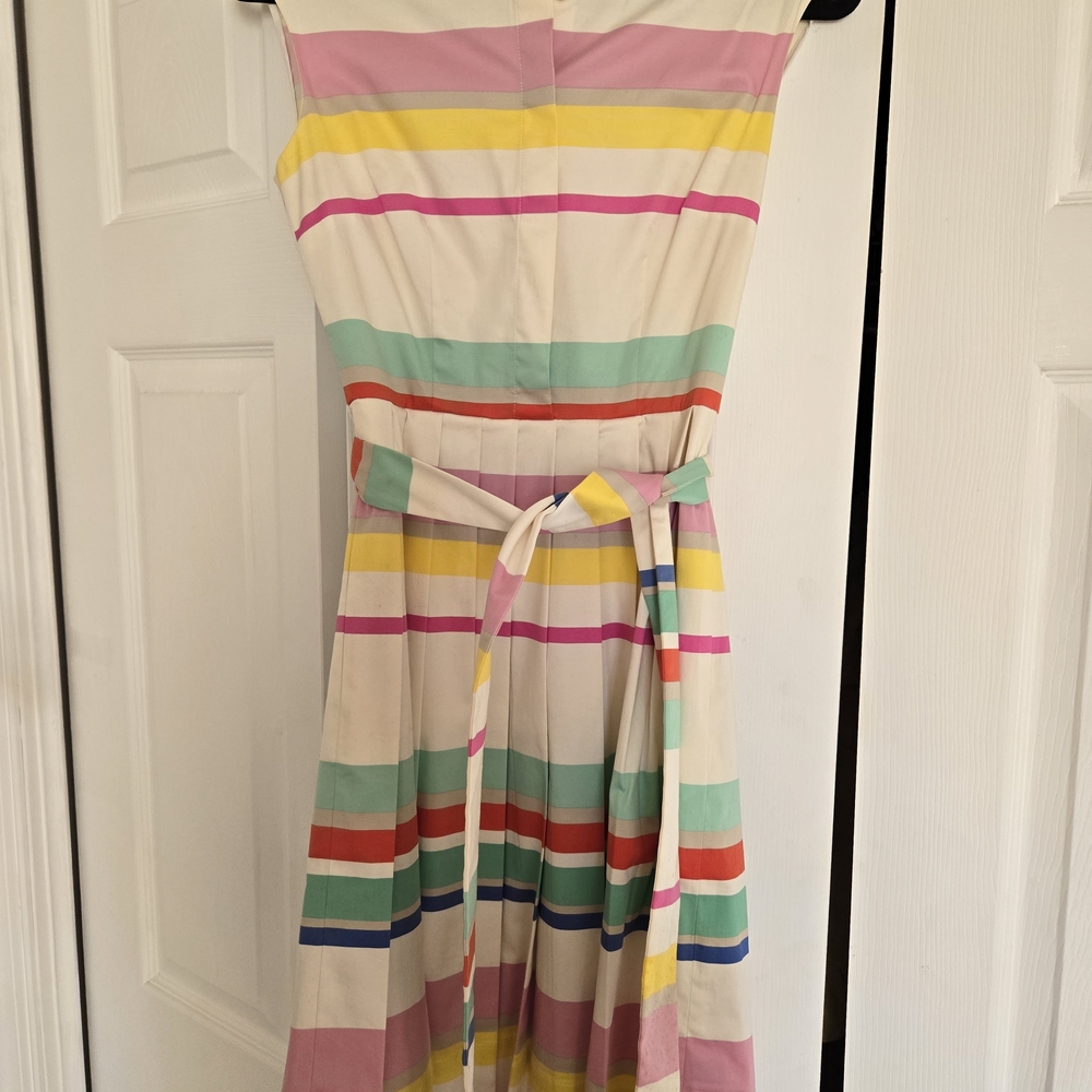 Kate Spade Multicolor Striped Midi Dress